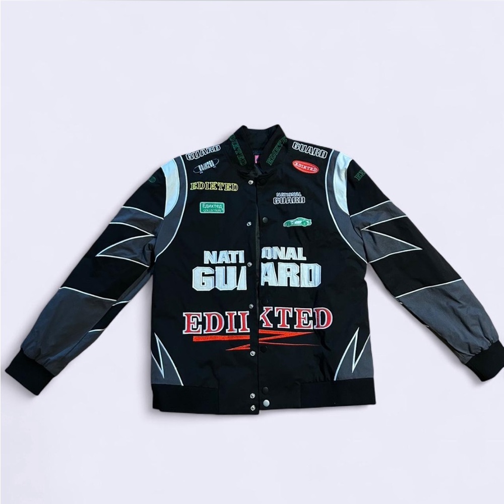 Edikted Rally Patch Jacket Size XS - Picture 2 of 3